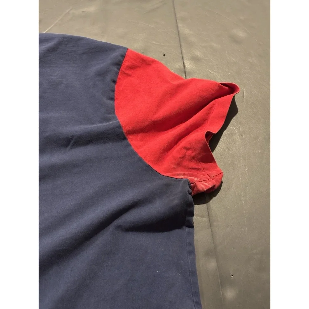 Polo Ralph Lauren Colorblock Pocket T-Shirt Navy Red Blue Yellow Large